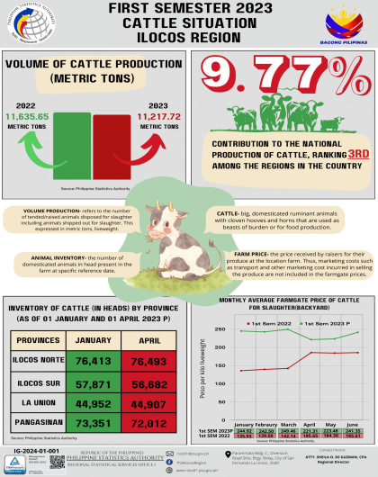 1st Semester 2023 Cattle Situation