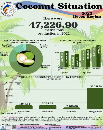 2022 Coconut Situation in Ilocos Region
