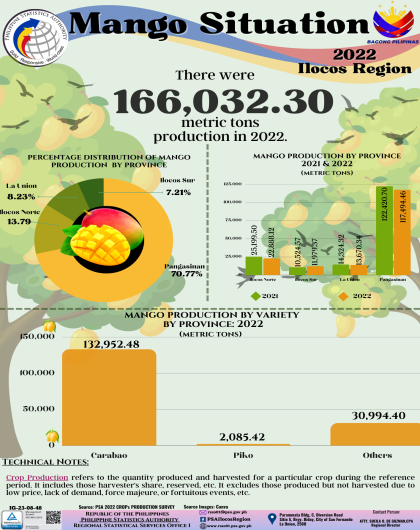 Mango Situation 2022 Ilocos Region